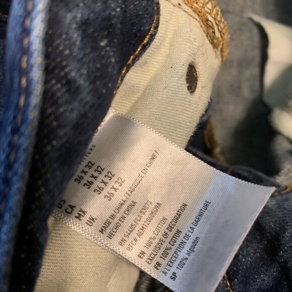 American Eagle Original Boot Mens Size 36x32 Denim Blue Jeans - Picture 12 of 13